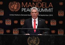 Presidente de Cuba honra a Nelson Mandela en la Cumbre de Paz presidente de cuba