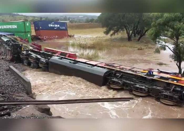 tren descarrilado