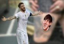 VIDEO: Aficionado se tatúa a Sergio Ramos, pero
¿qué?, ¡se parece a Messi! real madrid