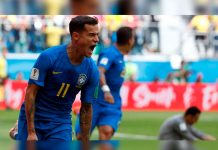 Coutinho Y Neymar acaban al final con el muro de Keylor Navas neymar