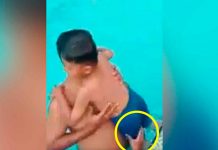 Fantasma intenta robarse de la piscina a un niño (Video)