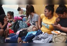 Migrantes hondureños sufren durante su travesía a los Estados Unidos migrantes