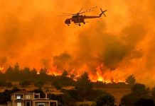 Imágenes satelitales de los terribles incendios en Grecia grecia