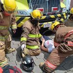Bomberos refuerzan conocimientos en atención a víctimas de accidentes nicaragua