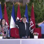 Presidente Daniel Ortega en acto del 40 aniversario de la Policía Nacional nicaragua