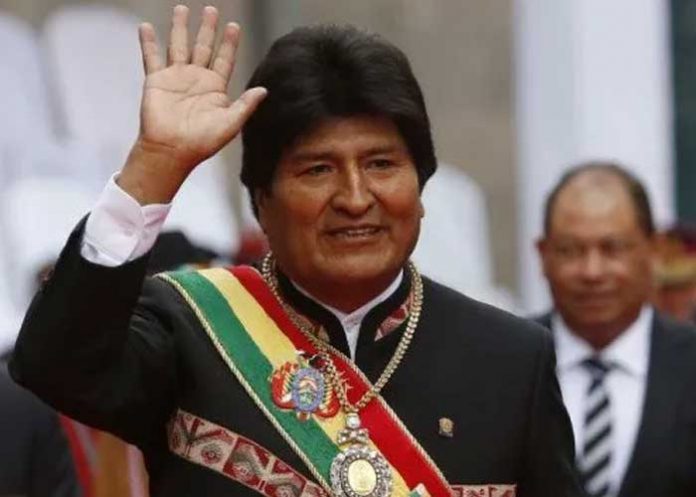 presidente-evo-llama bolivia