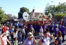 Procesión del Señor de la Reseña cumple 151 años en León nicaragua