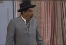 El Profesor Jirafales encuentra a doña Florinda siéndole infiel