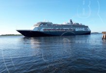 Crucero Volendam en su segundo arribo a Puerto Corinto nicaragua