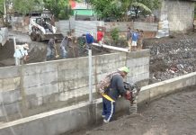 Verifican avances en obras del barrio La Primavera nicaragua