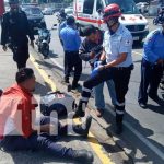 A «nadita» de morir bajo llantas de una rastra cargada de cemento en Managua nicaragua