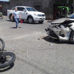 Rivas: motociclista lesionado al tirarse un Alto nicaragua