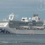 Arriba crucero Island Princess, el primero de la temporada 2018-2019 nicaragua