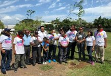 Reforestan parque en Managua en honor a la Toma del Palacio nicaragua