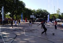 Servidores públicos conmemoran los 40 años de Revolución con cultura y deportes nicaragua