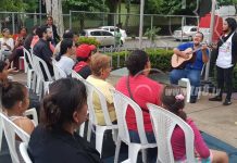 Homenaje a Danilo Aragón y Walter Mendoza en la Col. Centroamérica nicaragua
