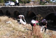 Jóvenes participan en limpieza de la ribera del Río Estelí nicaragua