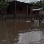 Intensas lluvias provocan crecida de rio en La Paz Centro nicaragua