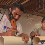 Arte, reciclaje y creatividad con PVC: Así es este emprendimiento rivense nicaragua