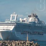 Arriba el crucero Coral Princess al puerto de San Juan del Sur ncaragua