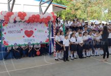 Festival musical «Al amor» en el Colegio Experimental México nicaragua