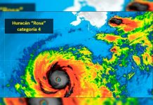 Rosa se intensifica a huracán categoría 4 dejando lluvias en el noroeste de México mexico