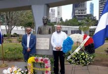 Homenaje en Panamá al poeta Rubén Darío en su 153 aniversario de natalicio panama