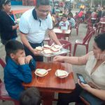 Alcaldía de San Carlos realiza almuerzo de Año Nuevo para las familias nicaragua