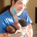 Heroica enfermera de Beirut que salvó a tres recién nacidos beirut