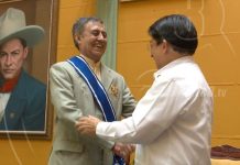 Gobierno de Nicaragua condecora al embajador de Irán nicaragua