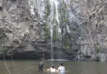 Turistas disfrutan a lo grande del Salto La Estanzuela nicaragua