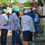 Completan misión informativa del coronavirus en el barrio Georgino Andrade nicaragua