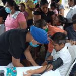 Niños y niñas reciben atención médica gratuita en un barrio de Tipitapa nicaragua