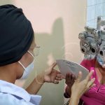 Más personas reciben lentes de lectura gratis en Ciudad Sandino nicaragua