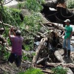 Fuerte aguacero desborda el Río Masachapa nicaragua