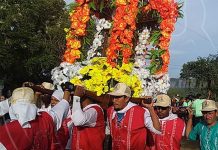 Santo Domingo de Abajo recorre zonas de Ciudad Sandino nicaragua