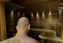 Suecia: Policía fuera de servicio captura a fugitivo en un sauna suecia