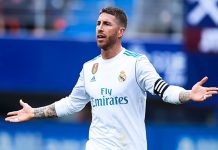 Sergio Ramos fue al baño en pleno partido contra el Eibar