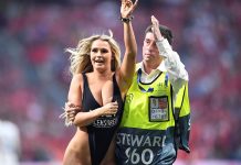 Esta es la chica sexy que entró al campo en final de Champions