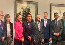 Nicaragua en encuentro con el secretario de cooperacion, España
