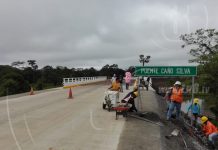 MTI junto a las autoridades de Bluefields inauguran puente Caño Silva nicaragua