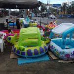 Se activa venta de piscinas en rotondas y avenidas de Managua nicaragua
