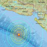 Sismo de magnitud 4,6 es percibido en varios departamentos de El Salvador el salvador