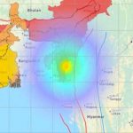 Un sismo de 5,8 impacta la frontera entre Birmania y la India india