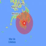 Terremoto de 5,7 estremece las aguas de la isla de Mindanao, Filipinas filipinas
