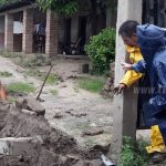 Vigilancia y acompañamiento permanente a familias afectadas por lluvias en Ocotal nicaragua