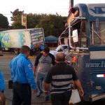 Fuerte encontronazo deja ocho lesionados en La Subasta nicaragua