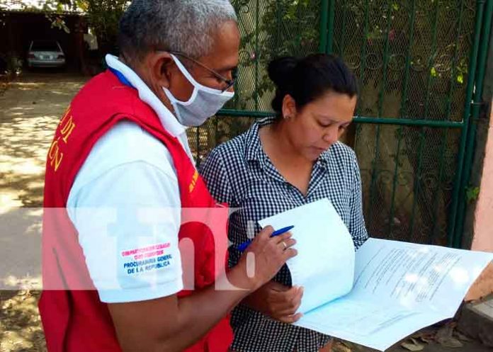 t2 nicaragua, títulos de propiedad, managua, familias,