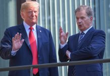 Trump se reúne con el presidente de Finlandia antes de su cumbre con Putin donald trump