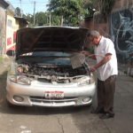 Policía tras la pista de sujeto que robó un taxi en el parqueo del mercado Ivan Montenegro